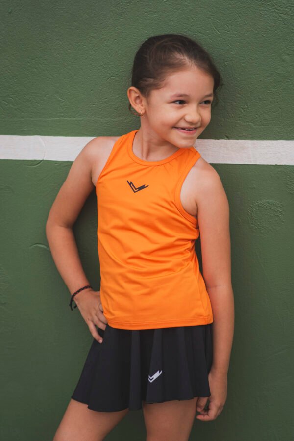Blusa esqueleto naranja
