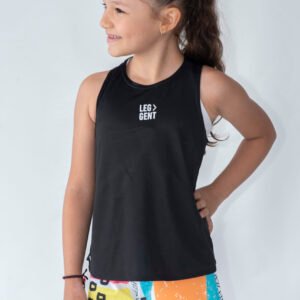 Blusa cruzada negra