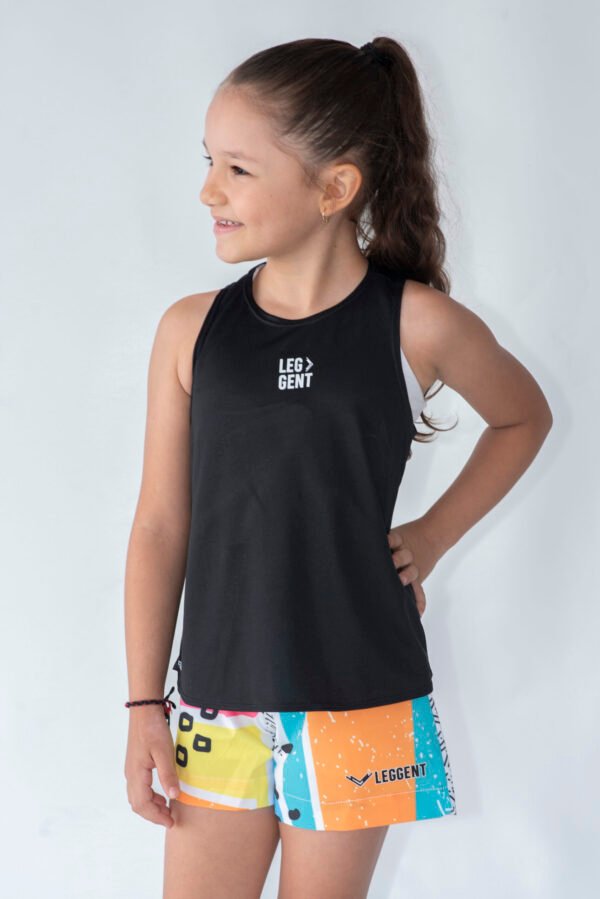 Blusa cruzada negra