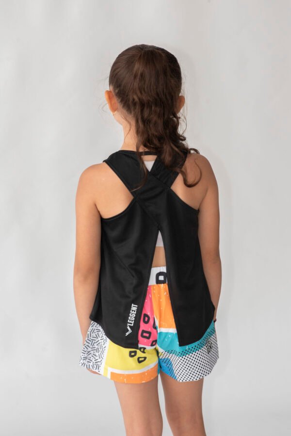Blusa cruzada negra