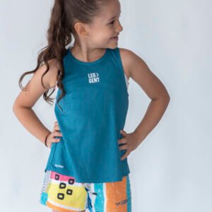 Blusa cruzada petroleo