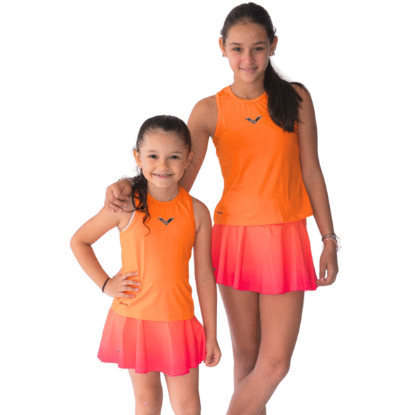 Blusa esqueleto naranja