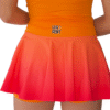 Falda naranja degrade