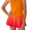 Falda naranja degrade